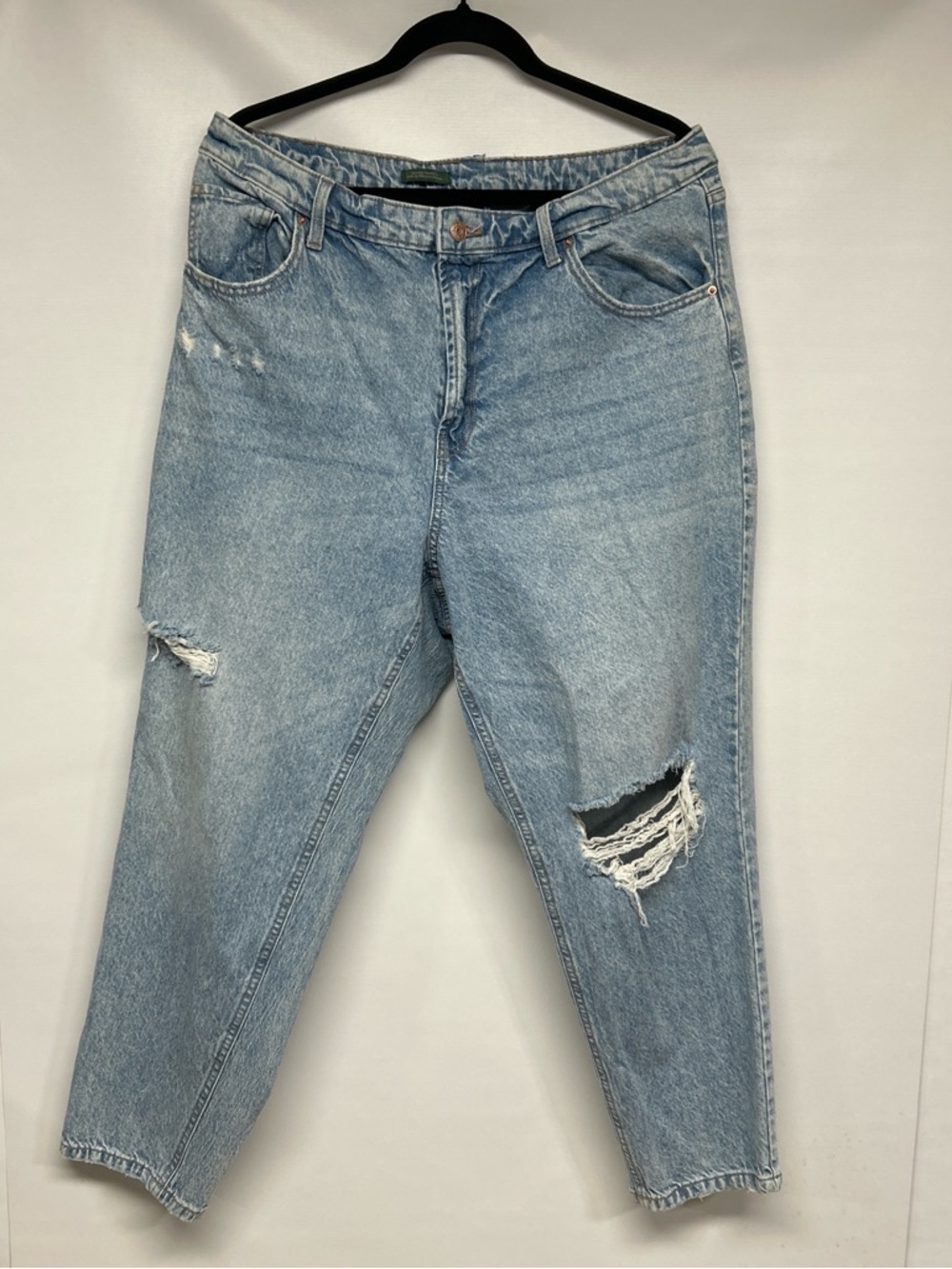 wild fable Light Blue Distressed Boyfriend Jeans